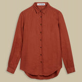 KINGS OF INDIGOTaja Shirt | Terracotta LinenXS