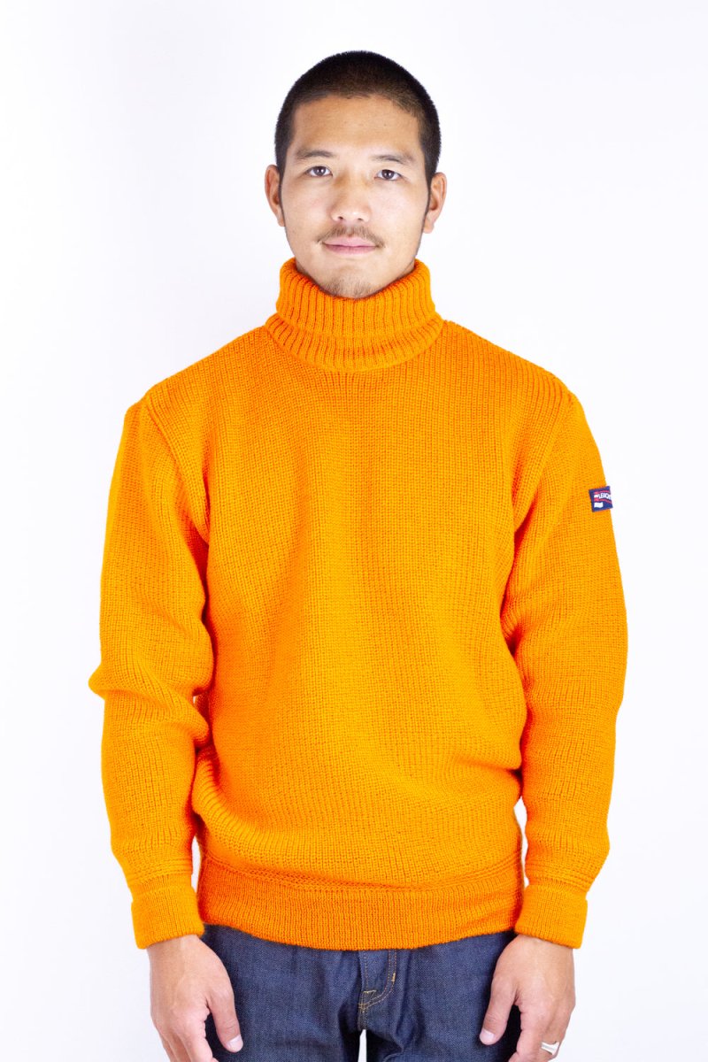 LEUCHTFEUER STRICKWARENAdmiral Rollneck | Orange40/XS