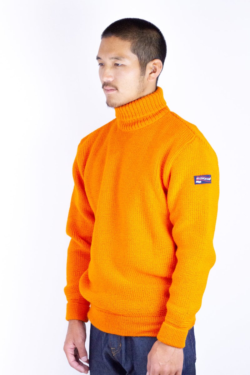 LEUCHTFEUER STRICKWARENAdmiral Rollneck | Orange40/XS