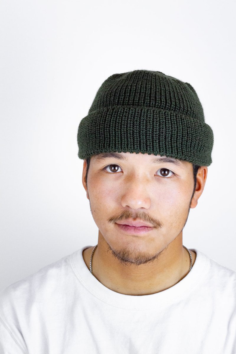 LEUCHTFEUER STRICKWARENAlaska Beanie | Olive Green