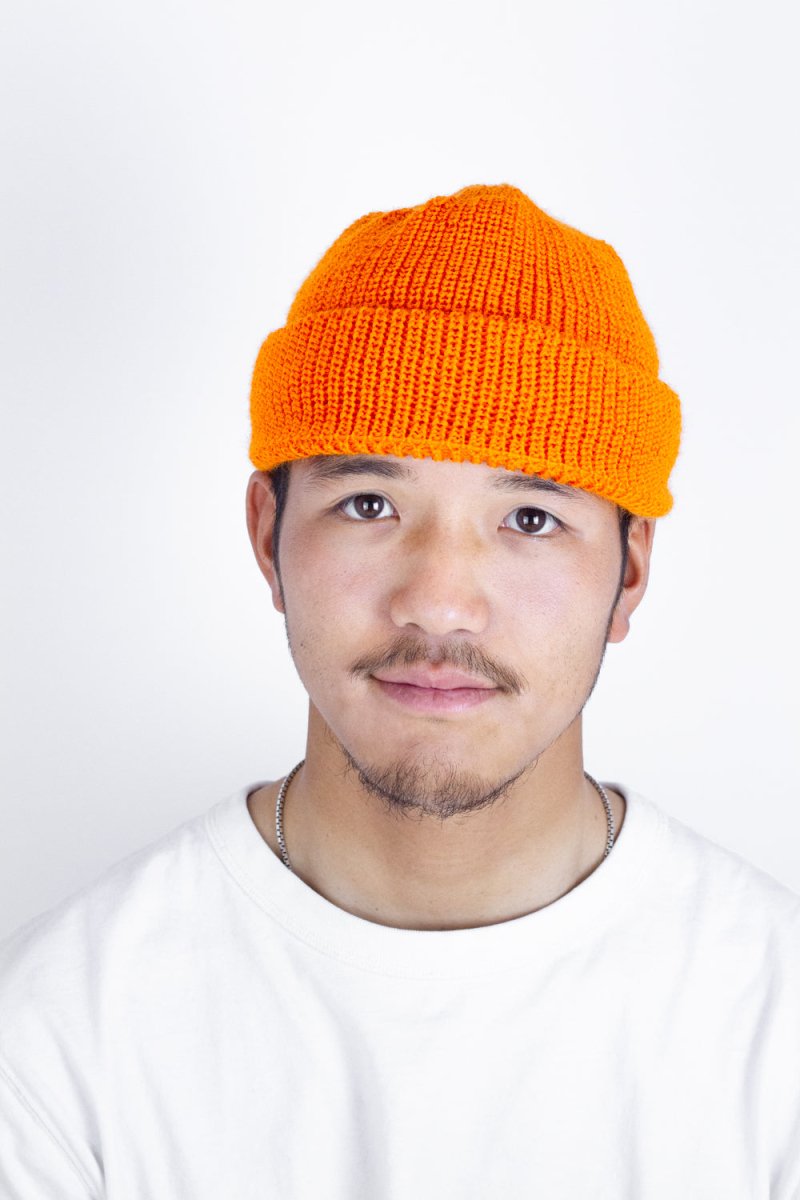 LEUCHTFEUER STRICKWARENAlaska Beanie | Orange
