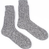 LEUCHTFEUER STRICKWARENSchafwolle Socke | GreyEU 35-38