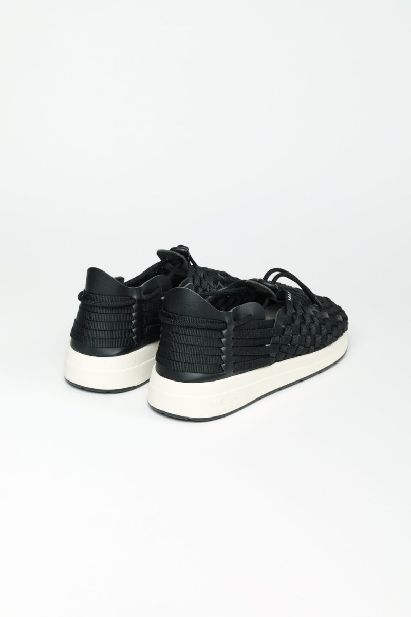 MALIBULatigo | Polyester Vegan Leather Black/Off-WhiteUS 4 / EU 35