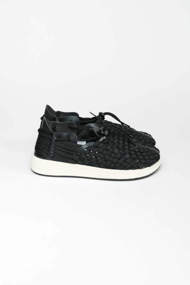 MALIBULatigo | Polyester Vegan Leather Black/Off-WhiteUS 4 / EU 35