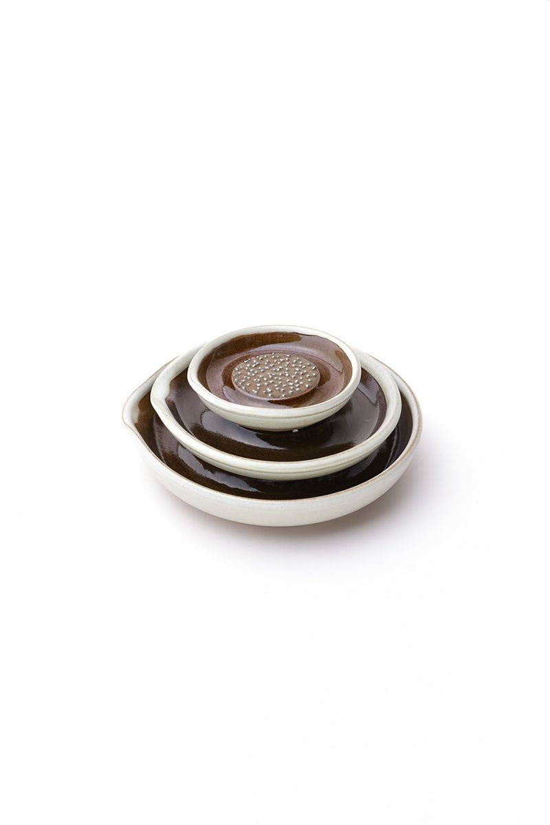 MUJUNMotoshige Suri Plate (Japanese Grater) | Small White