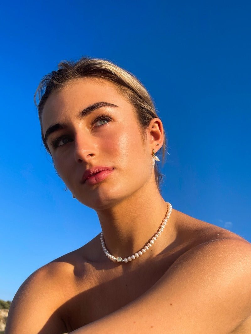 NAMAKA MADEMini Confetti Gold Hoop Earrings