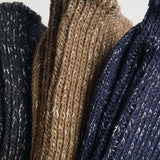 NISHIGUCHI KUTSUSHITABoston Hemp/Cotton Slab Sock | Black23-25 cm