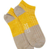 NISHIGUCHI KUTSUSHITABoston Linen Cotton Anklet | Yellow23-25 cm