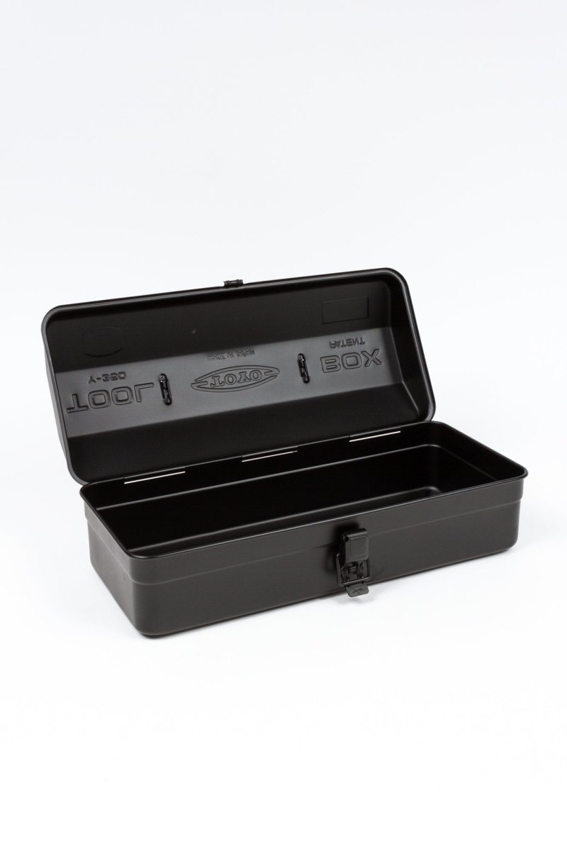 TOYO STEELSteel Hip-Roof Toolbox - 35cm - Black