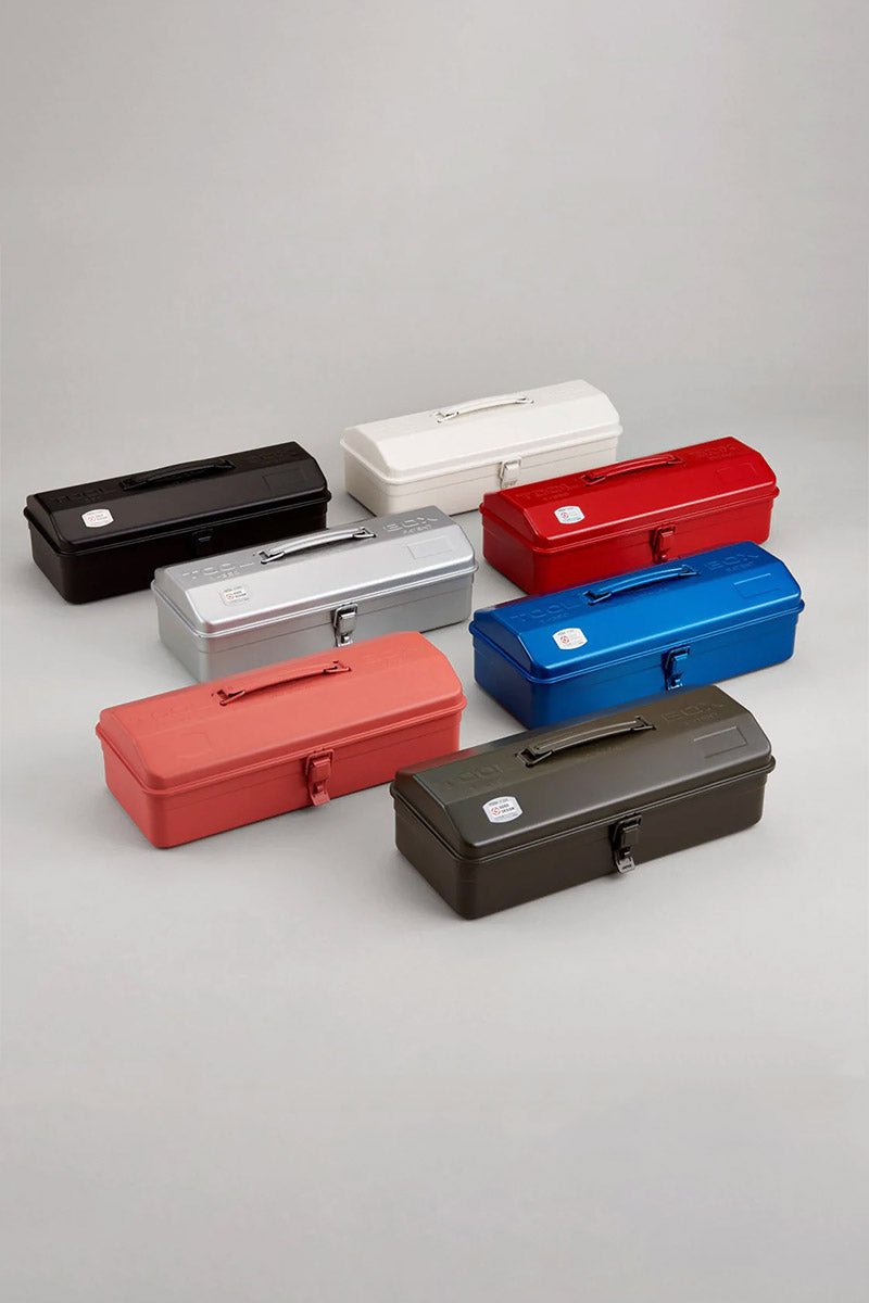 TOYO STEELSteel Hip-Roof Toolbox - 35cm - Red