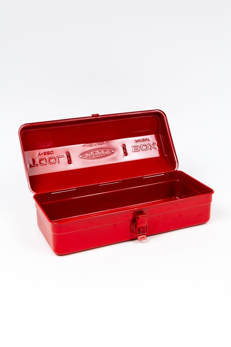TOYO STEELSteel Hip-Roof Toolbox - 35cm - Red