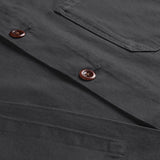 USKEES3001 Button Overshirt | CharcoalXS