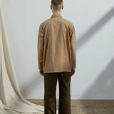 USKEES3001 Button Overshirt | KhakiXS