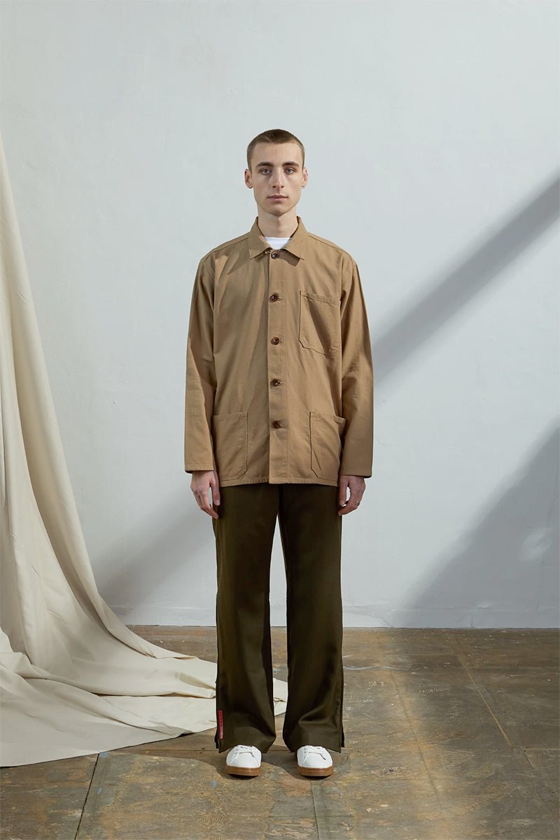 USKEES3001 Button Overshirt | KhakiXS
