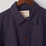 USKEES3001 Button Overshirt | Midnight BlueXS