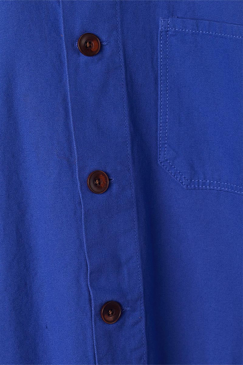 USKEES3001 Button OverShirt | Ultra BlueXS