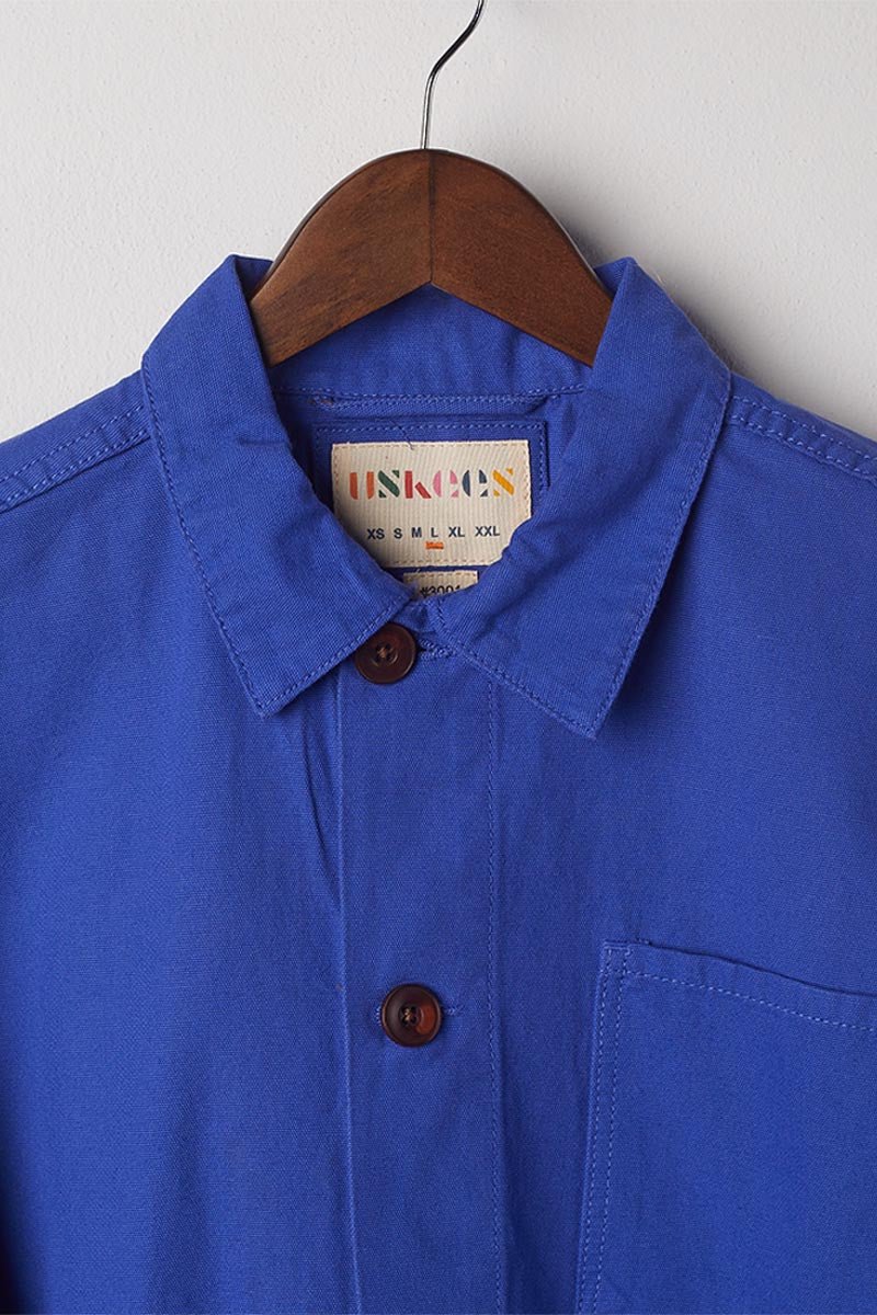 USKEES3001 Button OverShirt | Ultra BlueXS