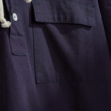 USKEES3012 Button Front Smock | Midnight BlueS