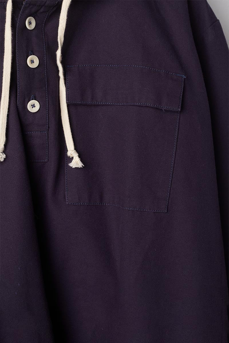 USKEES3012 Button Front Smock | Midnight BlueS