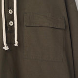 USKEES3012 Button Front Smock | Vine GreenS