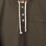 USKEES3012 Button Front Smock | Vine GreenS