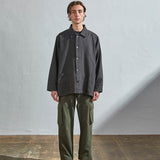 USKEES3013 Button Coach Jacket | CharcoalXS
