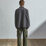 USKEES3013 Button Coach Jacket | CharcoalXS