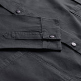 USKEES3013 Button Coach Jacket | CharcoalXS