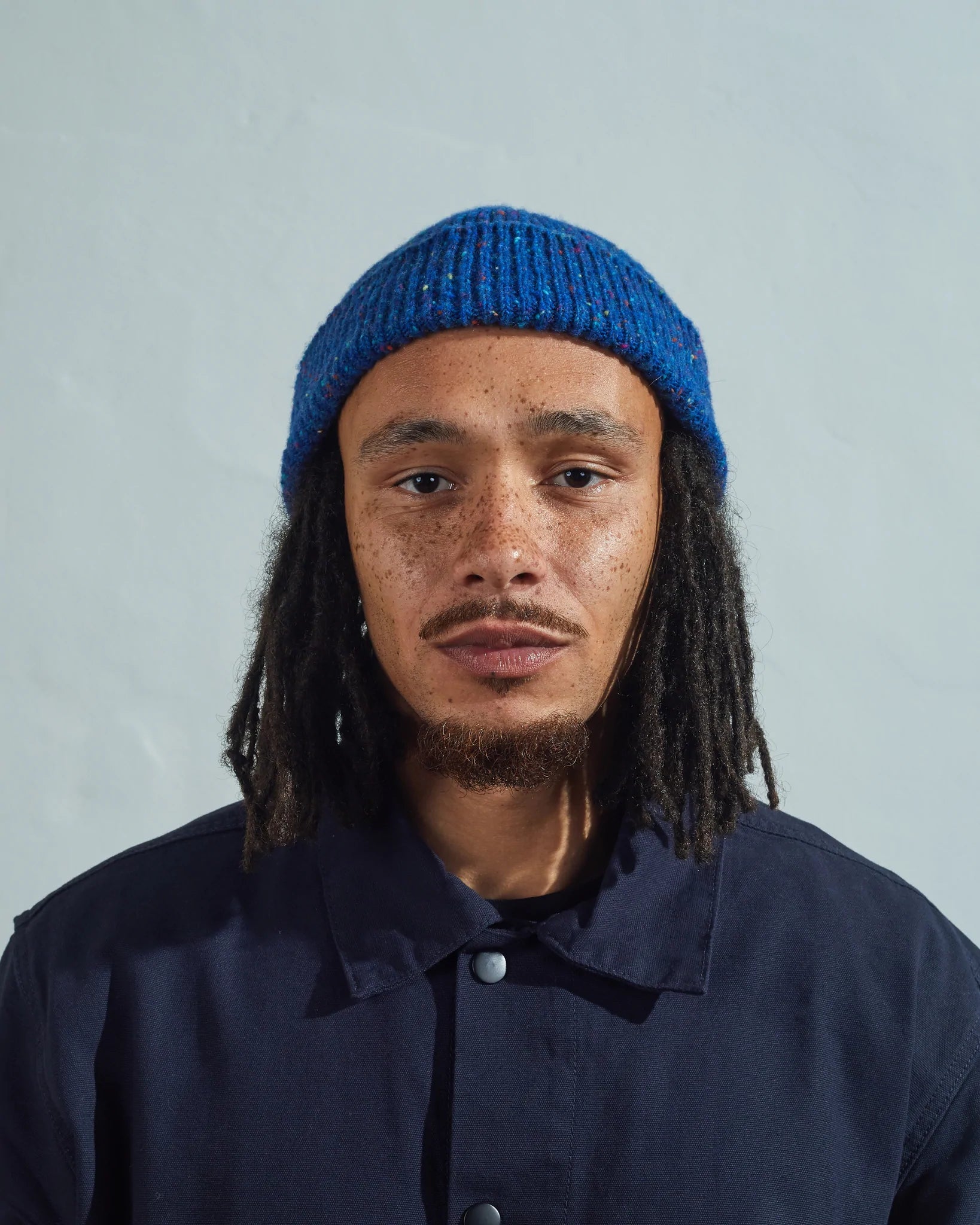 USKEES4003 Speckled Donegal Wool | Ultra Blue