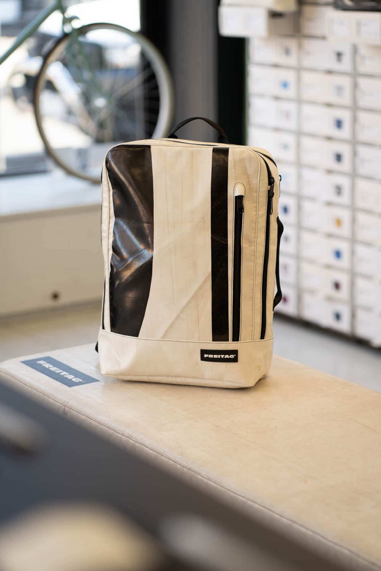 Freitag One off bags sustainably made from recycled tarps Keoma