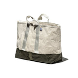 Laminated Fabric & Vintage Fabric Bag | 60 x 30cm