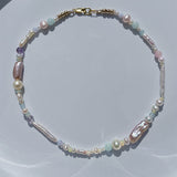 Candy Pearl & Multistone Necklace