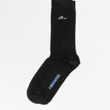 Cotton Ribbed Socks Arizona Embroidery | Black