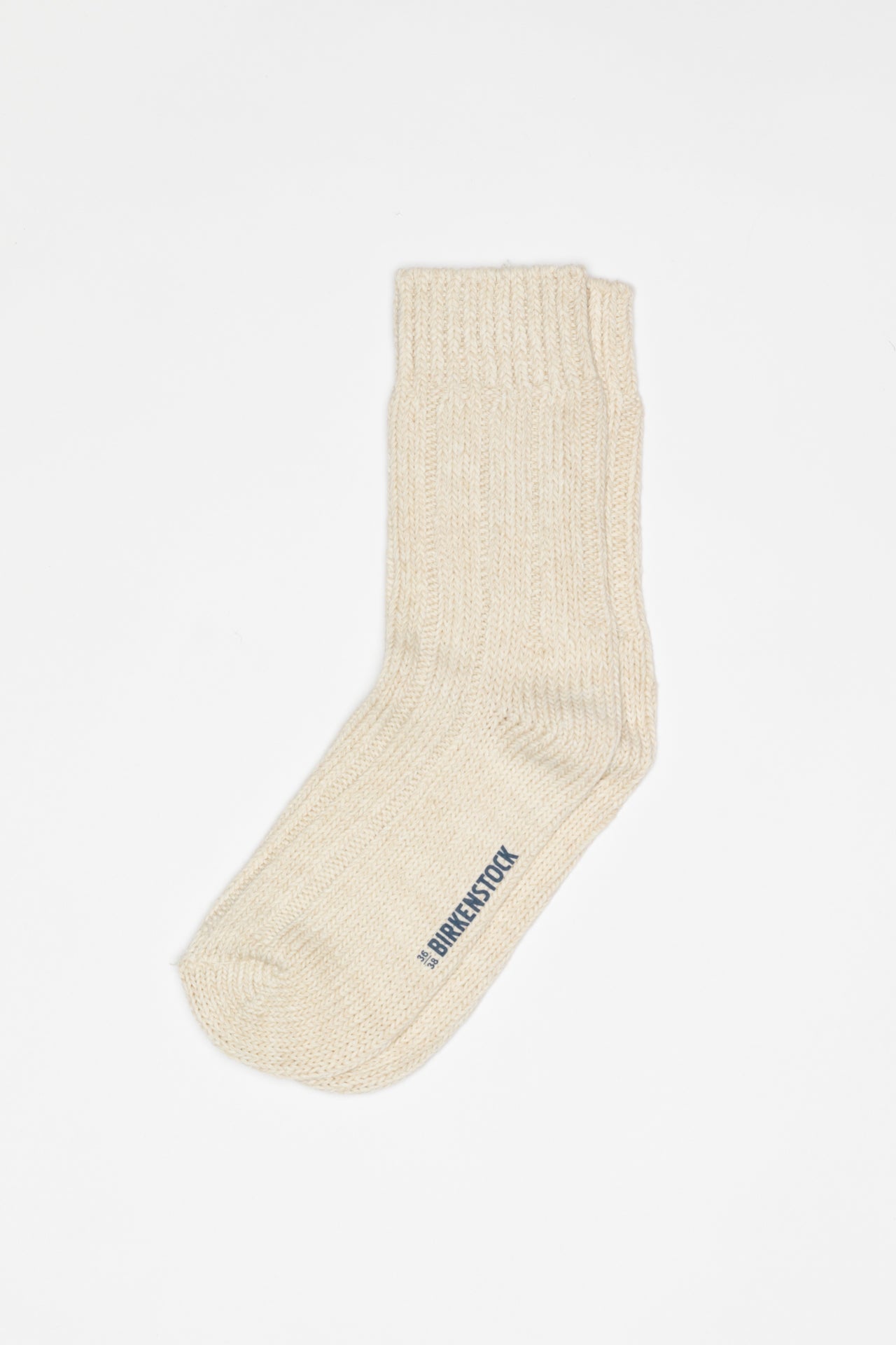 Cotton Twist Womens Socks | Off White