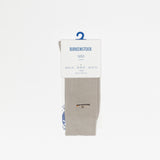 Cotton Ribbed Socks Boston Embroidery | Stone Coin