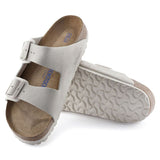 Arizona Soft Footbed | Antique White Suede