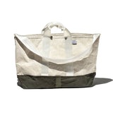 Laminated Fabric & Vintage Fabric Bag | 60 x 30cm