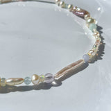 Candy Pearl & Multistone Necklace