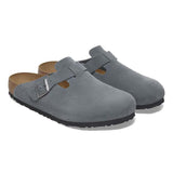Boston Soft Footbed | Basalt Grey Suede