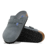 Boston Soft Footbed | Basalt Grey Suede Tonal
