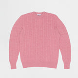 Cable Merino Crew | Rosa
