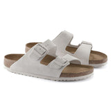 Arizona Soft Footbed | Antique White Suede