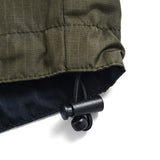 Non Down Military Reversible Wide Shorts | Black