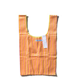 School Tie Fabric Bag | Pink x Yellow