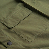 6001 Lightweight Buttoned Overshirt | Olive