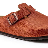 Boston Embossed | Ginger Brown Horween Leather