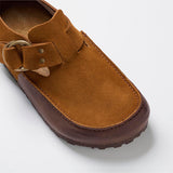 London Methow Suede/Oiled Leather| Mink/Roast