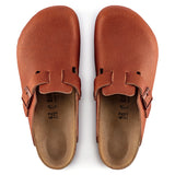 Boston Embossed | Ginger Brown Horween Leather
