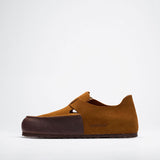 London Methow Suede/Oiled Leather| Mink/Roast