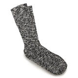 Cotton Slub Mens Socks | Black/Grey